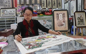 Tết Bính Ngọ cùng tìm hiểu ý nghĩa con ngựa trên tranh dân gian Đông Hồ