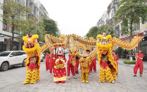 Múa lân sư rồng khai xuân, lan tỏa thịnh vượng, cát tường tại The Manor Central Park