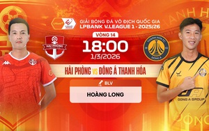 Link xem trực tiếp bóng đá Hải Phòng vs Đông Á Thanh Hóa 18h hôm nay, V-League vòng 14