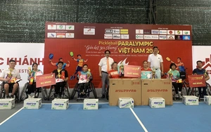 Ấn tượng nghị lực VĐV tại giải Pickleball Paralympic Việt Nam 2026 