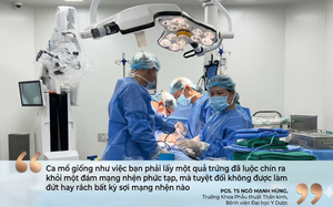 9 giờ cân não “tách trứng khỏi mạng nhện” cứu người phụ nữ trẻ liệt tứ chi