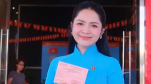 Ca sĩ "Niềm tin từ lá phiếu”, háo hức thực hiện quyền và nghĩa vụ công dân