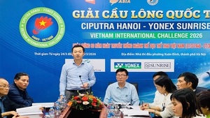 Hải Đăng, Đức Phát, Tiến Minh cùng tranh tài ở giải cầu lông Vietnam International Challenge