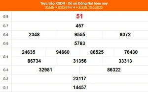 XSDN 18/3 - Kết quả xổ số Đồng Nai hôm nay 18/3/2026 - Trực tiếp XSDN ngày 18 tháng 3