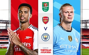 TRỰC TIẾP bóng đá Arsenal vs Man City 23h30 hôm nay, Chung kết cúp Liên đoàn Anh