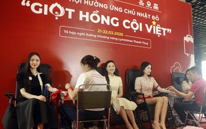 Các hoa hậu, á hậu, người đẹp tham gia hiến máu tại “Chủ nhật Đỏ” Phú Thọ