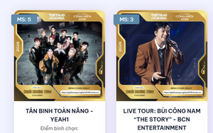 Bình chọn Giải Âm nhạc Cống hiến 2026: “Tân binh toàn năng” vượt Bùi Công Nam trong tích tắc, cuộc đua Chuỗi chương trình cực nóng