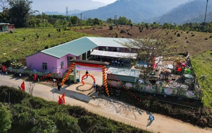 Gần 50 em học sinh tại xã vùng cao miền Trung có lớp học mới