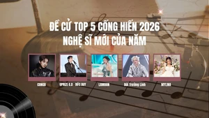 Lộ diện Top 5 'Nghệ sĩ mới của năm' Cống hiến 2026: Gương mặt trẻ và những bứt phá
