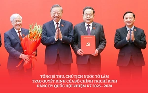 Tổng Bí thư, Chủ tịch nước Tô Lâm trao Quyết định của Bộ Chính trị chỉ định Đảng ủy Quốc hội nhiệm kỳ 2025 – 2030