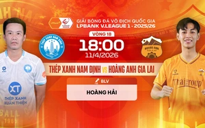 Link xem trực tiếp bóng đá Thép Xanh Nam Định vs Hoàng Anh Gia Lai 18h00 hôm nay, V-League vòng 18