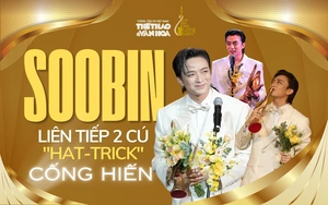 Dư âm Giải Cống hiến lần 20 - 2026: Liên tiếp 2 cú "hat-trick" Cống hiến của SOOBIN
