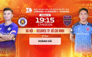 Link xem trực tiếp bóng đá Hà Nội FC vs Becamex TPHCM 19h15 hôm nay, V-League vòng 19