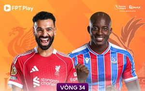 TRỰC TIẾP bóng đá Liverpool vs Crystal Palace 21h00 hôm nay, vòng 34 Ngoại hạng Anh 2026