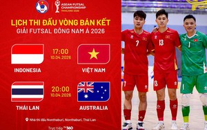 Lịch thi đấu bóng đá hôm nay 10/4: Trực tiếp Việt Nam đấu với Indonesia