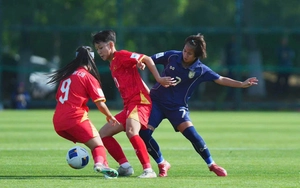 U17 nữ Việt Nam hòa kịch tính U17 nữ Thái Lan ở trận ra quân giải U17 châu Á