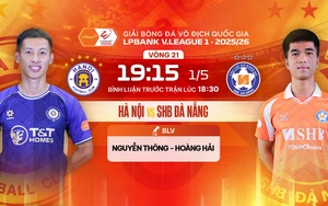 Link xem trực tiếp bóng đá Hà Nội FC vs SHB Đà Nẵng 19h15 hôm nay, V-League vòng 21