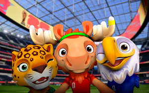 Bộ ba linh vật World Cup 2026: Đại bàng Mỹ, nai Canada và báo đốm Mexico khuấy động ngày hội bóng đá