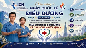 Ngày Quốc tế Điều dưỡng 2026: Trao quyền cho điều dưỡng để tăng cường chăm sóc người bệnh