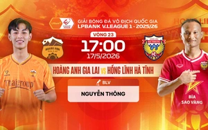 Link xem trực tiếp bóng đá Hoàng Anh Gia Lai vs Hồng Lĩnh Hà Tĩnh 17h00 hôm nay, V-League vòng 23