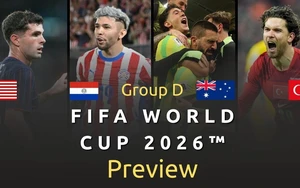 Lịch thi đấu World Cup 2026 bảng D
