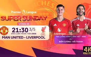 Link xem trực tiếp bóng đá MU vs Liverpool 21h30 hôm nay, Ngoại hạng Anh vòng 35