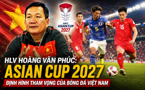 HLV Hoàng Văn Phúc: “Asian Cup 2027 sẽ định hình tham vọng của bóng đá Việt Nam”