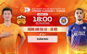 Link xem trực tiếp bóng đá Hoàng Anh Gia Lai vs Hà Nội FC 18h00 hôm nay, V-League vòng 25