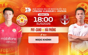 Link xem trực tiếp bóng đá PVF-CAND vs Hải Phòng 18h00 hôm nay, V-League vòng 25
