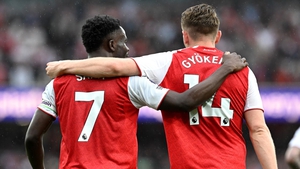 Arsenal - Atletico (lượt đi 1-1): Bay vào chung kết với 'song sát' Saka - Gyokeres