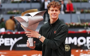 Vô địch Madrid Open 2026, Jannik Sinner củng cố vững chắc vị trí số 1 thế giới