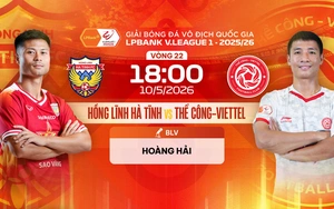 Link xem trực tiếp bóng đá Hồng Lĩnh Hà Tĩnh vs Thể Công Viettel 18h hôm nay, V-League vòng 22