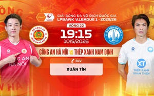 Link xem trực tiếp bóng đá Công an Hà Nội vs Thép Xanh Nam Định 19h15 hôm nay, V-League vòng 22