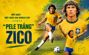 Mỗi ngày một ngôi sao World Cup: "Pele trắng" Zico