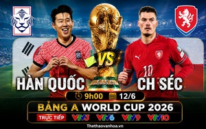 Tỷ lệ chiến thắng Hàn Quốc vs CH Séc (bảng A World Cup 2026): Đại diện châu Á nhỉnh hơn