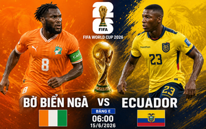 Nhận định Bờ Biển Ngà vs Ecuador 06h00 ngày 15/6, bảng E World Cup 2026: Ngang sức cân tài