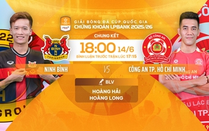 Link xem trực tiếp bóng đá Ninh Bình vs Công An TPHCM 18h00 hôm nay, chung kết Cúp Quốc gia