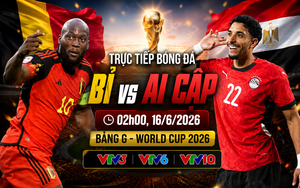 VTV6 VTV3 trực tiếp bóng đá Bỉ vs Ai Cập 02h00 hôm nay, bảng G World Cup 2026