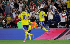 "Song sát" Isak - Gyokeres nổ súng, Thụy Điển đại thắng Tunisia 5-1 ở World Cup 2026