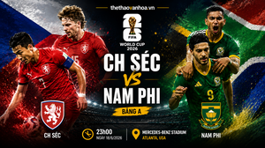 Tỷ lệ chiến thắng CH Séc vs Nam Phi (Bảng A World Cup 2026): Séc được đánh giá cao hơn