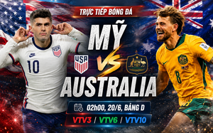 TRỰC TIẾP bóng đá Mỹ vs Úc 02h00 hôm nay, bảng D World Cup 2026