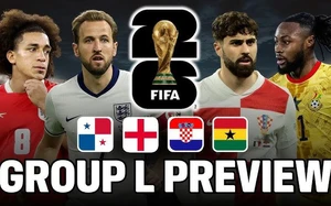 Lịch thi đấu World Cup 2026 - Bảng L