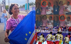 Mẹ thủ môn Vozinha vẫy cờ trên khán đài, vỡ òa trước khoảnh khắc lịch sử của Cape Verde tại World Cup 2026