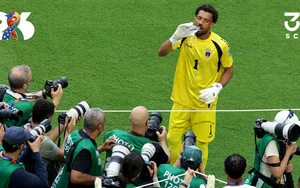 Thủ môn Cape Verde đứng uống nước cũng gây sốt ở World Cup 2026