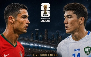 VTV6 VTV3 trực tiếp bóng đá Bồ Đào Nha vs Uzbekistan 00h00 hôm nay, bảng J World Cup 2026