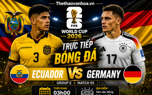 Dự đoán tỉ số trận đấu Ecuador vs Đức (bảng E World Cup 2026): Cách biệt