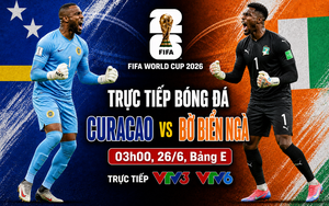 TRỰC TIẾP bóng đá Curacao vs Bờ Biển Ngà 03h00 ngày 26/6, bảng E World Cup 2026