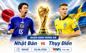 Nhận định Nhật Bản vs Thụy Điển (6h, 26/6) bảng F World Cup 2026: Lực lượng, đối đầu, tỷ lệ chiến thắng