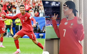 Hôn thê gây chú ý với màn ăn mừng táo bạo sau đêm lịch sử của Ronaldo