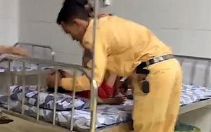 Cảnh sát giao thông hỗ trợ đưa cháu bé bị sốt, co giật đi cấp cứu kịp thời